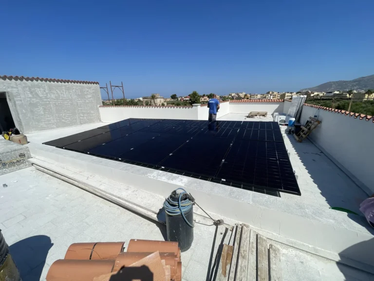 Impianto fotovoltaico a Paceco: 6 kWp Viessmann con accumulo Unical da 10,24 kWh